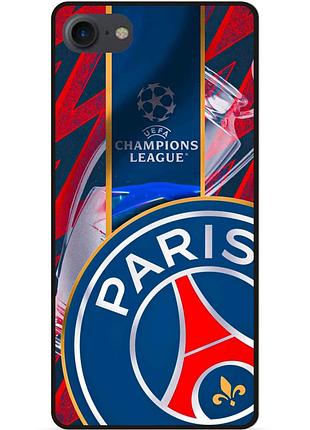 Чехол силиконовый бампер для huawei y5 2018 с рисунком псж psg