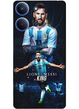 Силіконовий чохол бампер для xiaomi poco c85 з малюнком messi or мессі