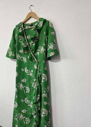 Красиве міді атласне плаття topshop🌿