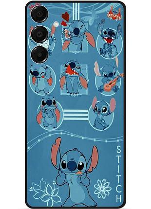 Силіконовий бампер чохол для samsung a05s з картинкою стіч stitch
