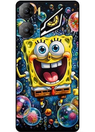 Силіконовий чохол бампер для zte nubia neo 3 5g з картинкою губка боб sponge bob
