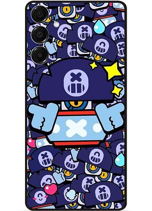 Силіконовий чохол бампер для samsung a17 стікери бравл дэррил brawl