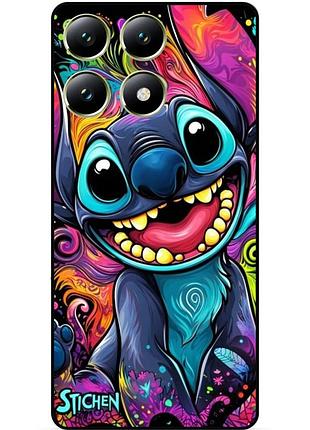Чехол силиконовый бампер для xiaomi 14t с рисунком стич stitch