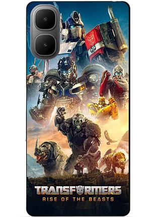 Силіконовий чохол бампер для infinix smart 10 з картинкою звіробої трансформери transformers