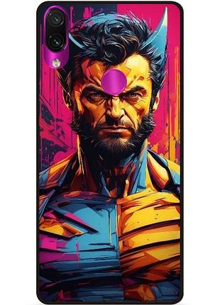 Силіконовий бампер чохол для huawei honor 10i з малюнком росомаха marvel логан
