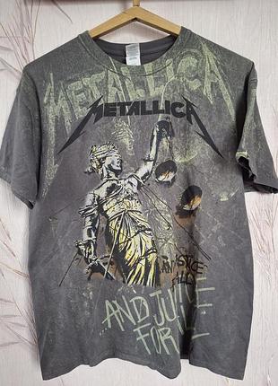 Футболка metallica and justice for all