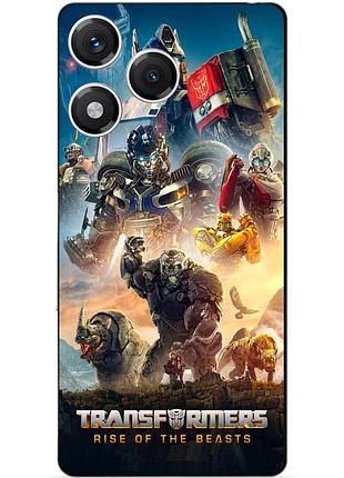 Силіконовий чохол бампер для huawei honor 400 lite з картинкою звіробої трансформери transformers