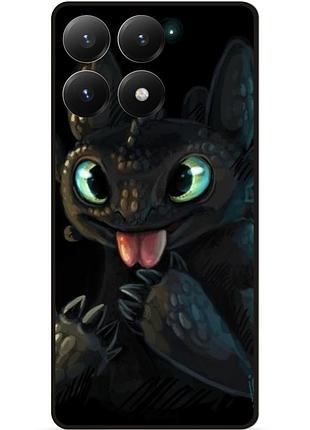 Чехол силиконовый для xiaomi 15t с картинкой как приручить дракона