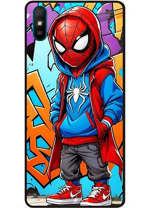 Силіконовий бампер чохол для huawei y5 2019 з малюнком spider man marvel человек паук