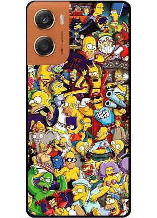Силіконовий чохол бампер для motorola moto g06 з малюнком стикери гравіті фолз футурама маріо