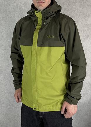 Мембранна куртка rab downpour eco jacket / gorpcore pertex shield gore-tex