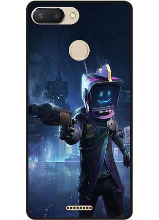 Чехол силиконовый бампер для xiaomi redmi 6 с картинкой пабг puвg