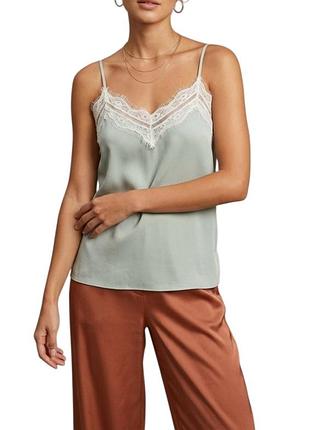 ​топ zara basic з натурального шовку (100% silk)