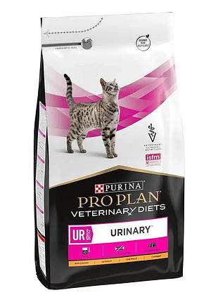 Сухой диетический корм pro plan veterinary diets ur urinary для взрослых кошек для растворения 1,5 кг