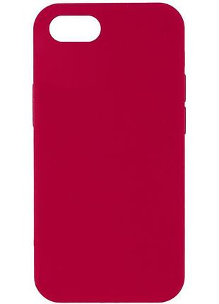 Чехол silk full protective (aa) no logo для apple iphone se (2020) / 7 / 8 (4.7") красный / rose red