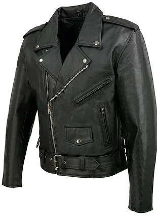 Классическая рок металл байкерская косуха event leather натуральная кожа ( размер s)