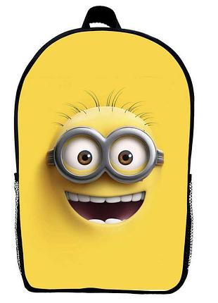 Рюкзак миньоны (school gear bag minions 04) черный, 39 х 27 х 14 см