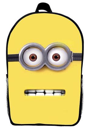 Рюкзак миньоны (school gear bag minions 05) черный, 39 х 27 х 14 см