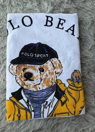 Пляжний рушник ralph lauren polo bear