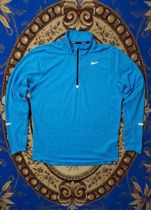 Лонгслив nike element dri fit running оригинал мужской спортивный тренировочный м 2