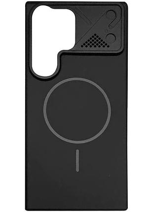 Чохол-накладка pc synq magnetic fit для samsung galaxy s25 ultra, захисний кейс із вбудованим модулем magsafe, захистом камери та