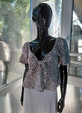 Блуза из вискозы miss selfridge