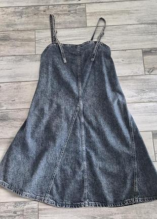 Джинсовый сарафан zara