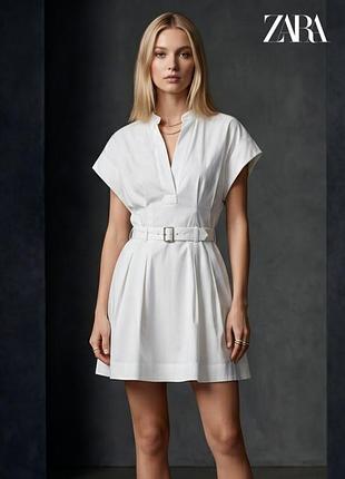 Платье zara белое