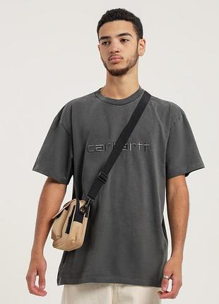 Футболка carhartt wip duster cotton garment dyed
