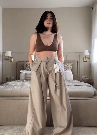 🛘 широкие брюки от zara
