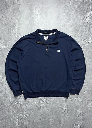 Vintage винтажный свитшот 1/4zip weekend offender викенд оффендер big logo casual кэжуал size l размер л