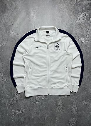 Vintage винтажное зип худи nike france найк франция big logo y2k size l размер л