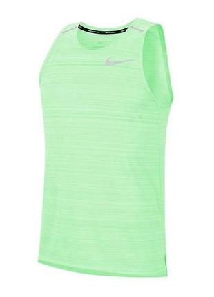 [m ] мужская беговая майка nike dry miler tank