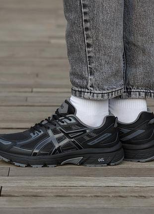 Кросівки asics gel venture 6 black grey