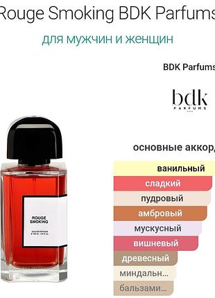 Распил парфюм rouge smoking bdk parfums. 5