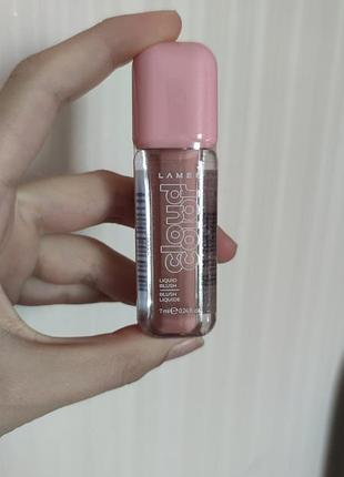 Рідкі рум'яна для обличчя lamel make up cloud color lightweight liquid blush 02