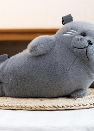 Сумка хутряна тюлень kawaii
