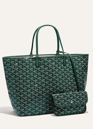 Сумка -шопер goyard , шкіра, вмістка