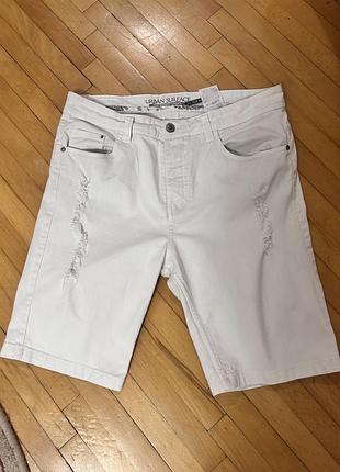 Шорти джинсові бермуди h&m