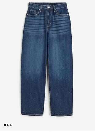 Джинси н&м &denim super baggy low waist /трендові широкі джинси баггі хм розмір 40 (s-m)