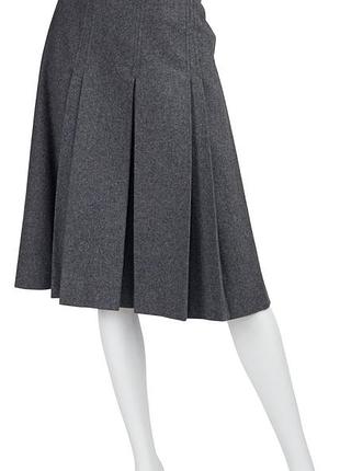 Коллекційна вінтажна вовняна спідниця міді céline 1970s (оригінал, франція)