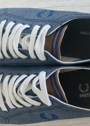 Оригінальні текстильні кеди fred perry 41 розмір (26 см) літні