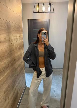 Лляна рубашка massimi dutti