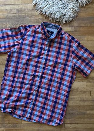Сорочка basefield modern fit у клітинку, 100% бавовна. стильна й універсальна для повсякденних та напівофіційних образів.