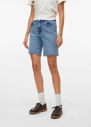 Жіночі чорні шорти vero moda блакитний, xs