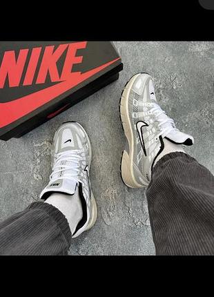 Nike p-6000 silver/white 2