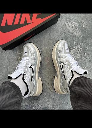 Nike p-6000 silver/white