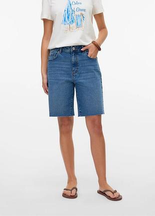 Жіночі чорні шорти vero moda синій, s