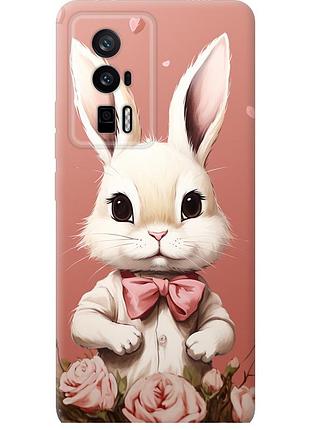Чохол силіконовий на телефон xiaomi poco f5 pro 5g зайчик "5669u-3193-58250"