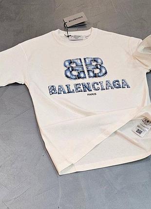 Футболка balenciaga, біла